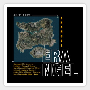 Erangel Map Magnet